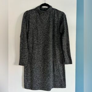 Uniqlo Mock Neck Midi Sweater Dress
